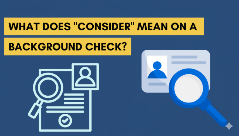 Consider Mean on a Background Check