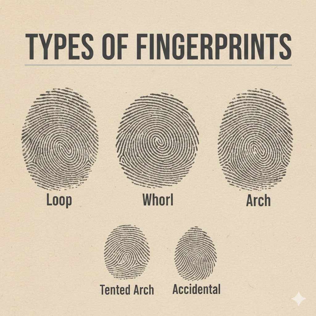 types of fingerprints
