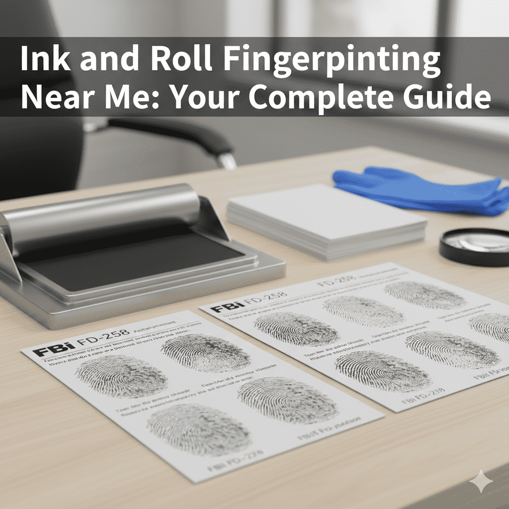 ink and roll fingerprinting near me