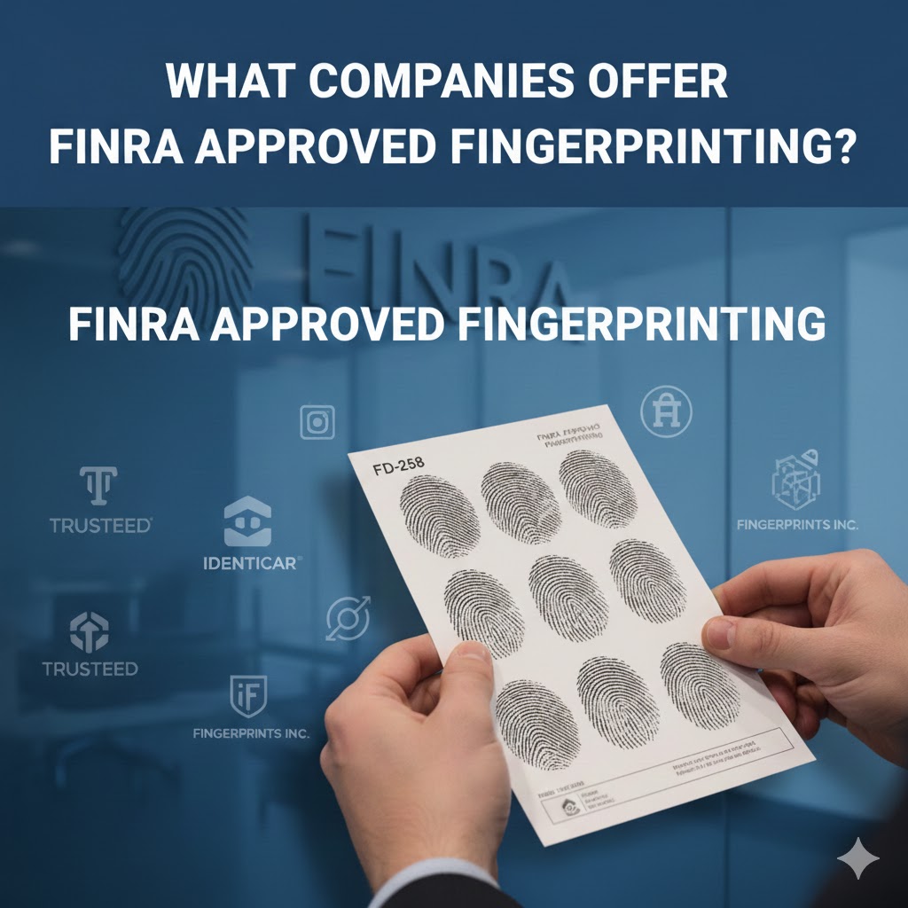 Professional FINRA approved fingerprinting services at Houston Fingerprint office