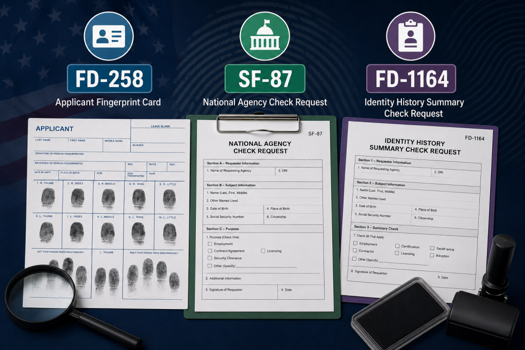fingerprinting forms