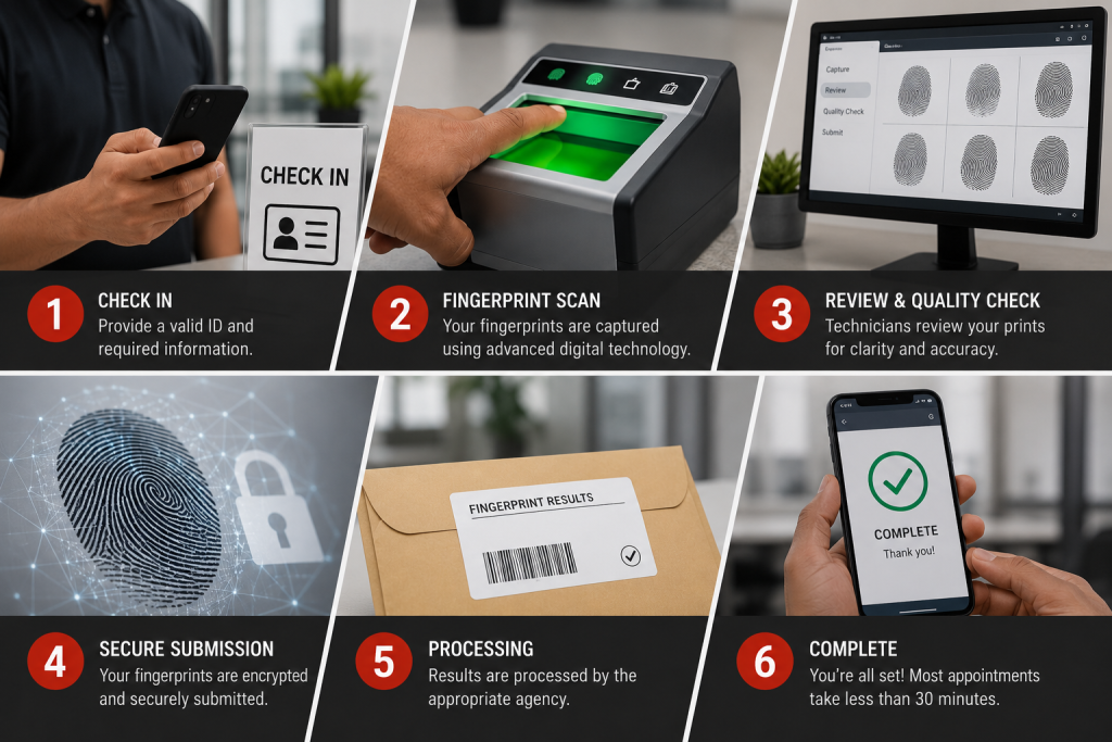 same day fingerprinting in Houston