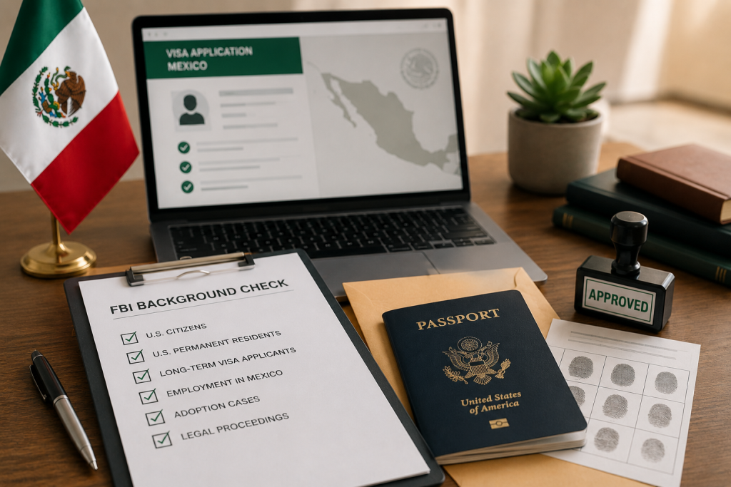 FBI background check for Mexico visa